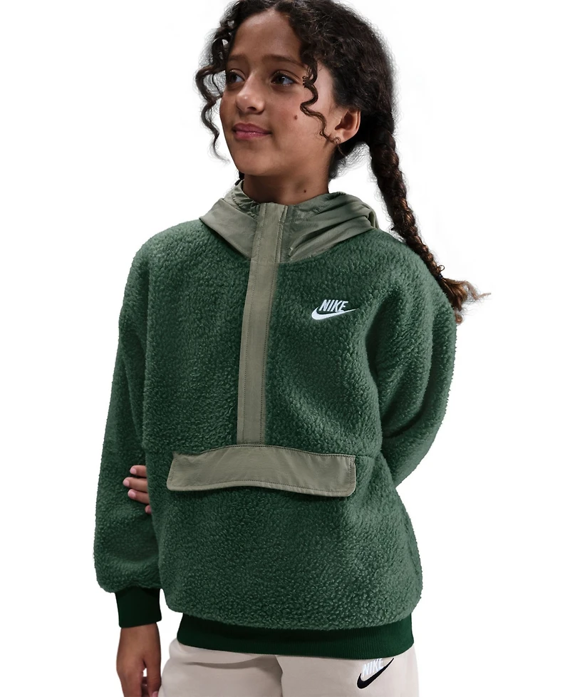 Nike Boys or Girls Sportswear Quarter Zip Long-Sleeve Hoodie