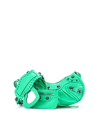 Pre-Owned Balenciaga Xs Le Cagole Giant Studs Shoulder Bag Leather