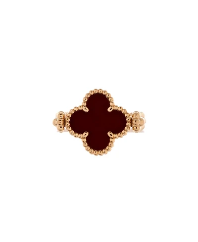 Pre-Owned Van Cleef & Arpels Vintage Alhambra Reversible Ring