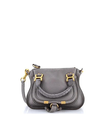 Pre-Owned Chloe Baby Marcie Satchel Leather