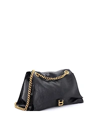 Pre-Owned Balenciaga Crush Chain Flap Bag Leather
