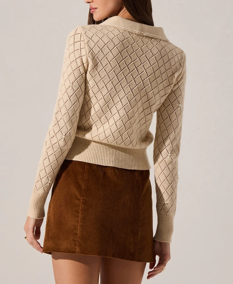 Astr the Label Women's Aspyn Collared Sweater