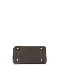 Pre-Owned HERMES Birkin 25 Handbag Green Togo with Palladium Hardware