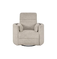 Parker Living Burlap Manual Swivel Recliner Two Pack