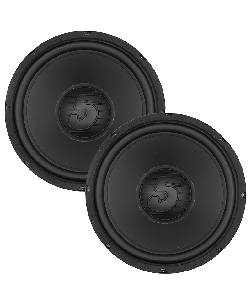 5 Core 12 Inch Woofer Pair 400W Car Subwoofer 4Ohm Replacement Deep Sub w Poly Cone - Wf 12 156 Pp 4OHM 2PCS
