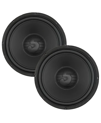5 Core 12 Inch Woofer Pair 400W Car Subwoofer 4Ohm Replacement Deep Sub w Poly Cone - Wf 12 156 Pp 4OHM 2PCS