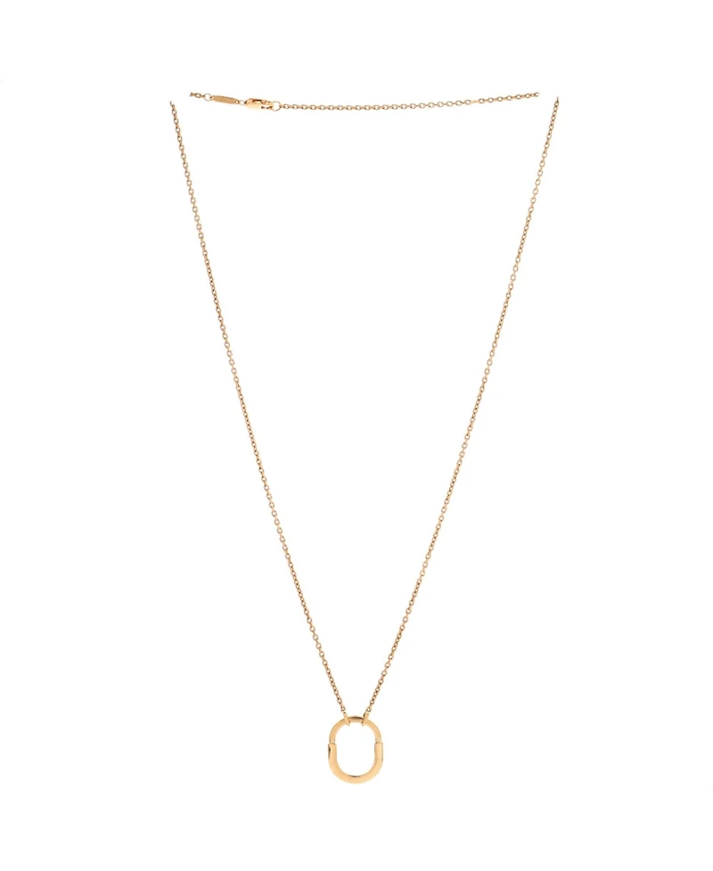 Pre-Owned Tiffany & Co. Lock Motif Pendant Necklace