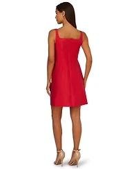 Adrianna Papell Women's Sleeveless Beaded Petal Dress