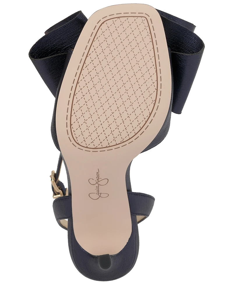 Jessica Simpson Women's Olivine Bow High-Heel Stiletto Dress Sandals