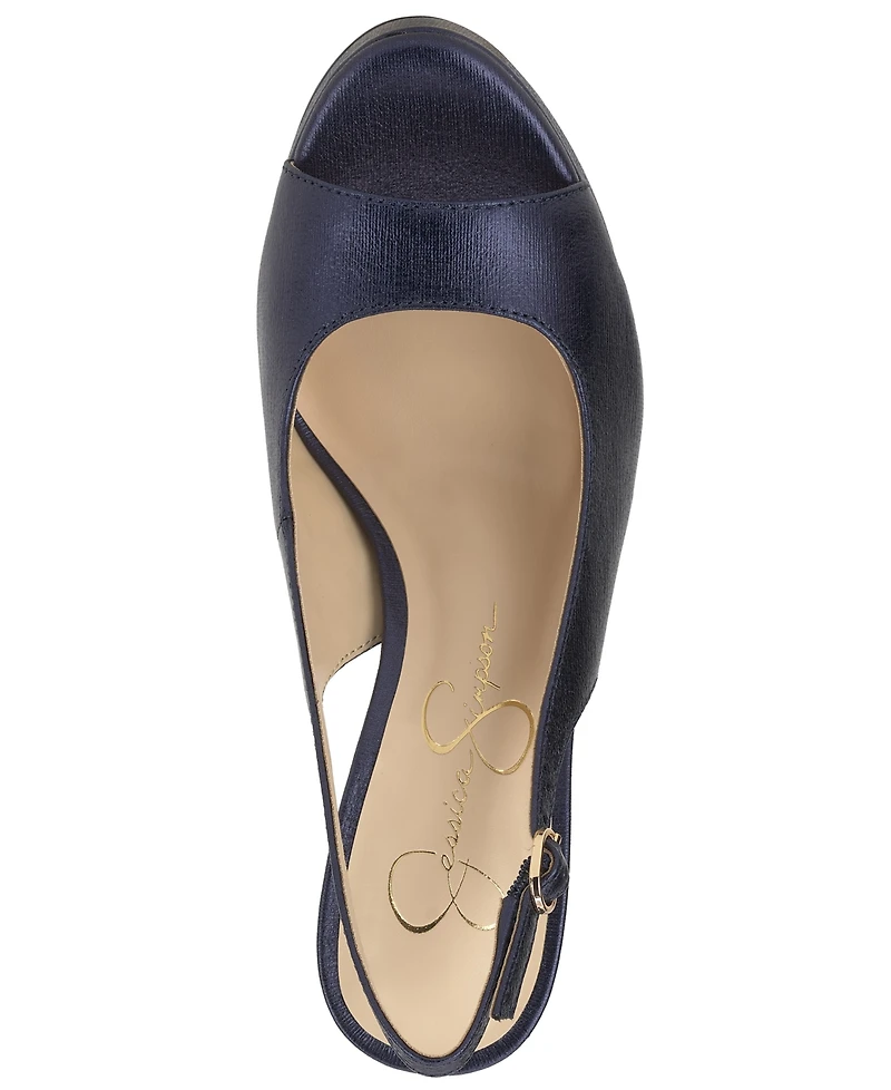 Jessica Simpson Women's Sibilla Slingback Platform Stiletto Pumps
