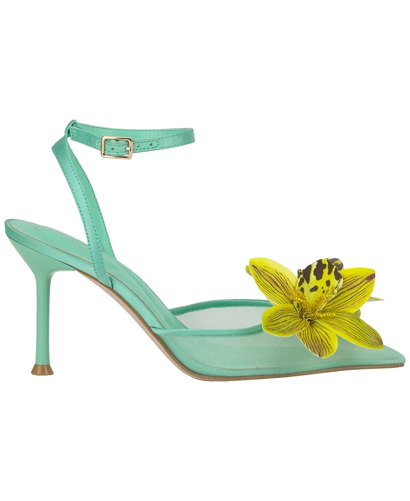 Jessica Simpson Women's Vilyria Orchid Embellished Mid-Heel Pumps