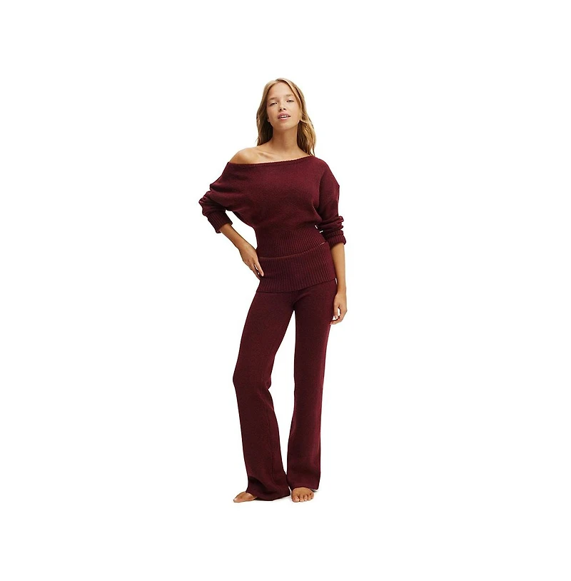Cotton On Women's Off The Shoulder Fluffy Knit Jumper