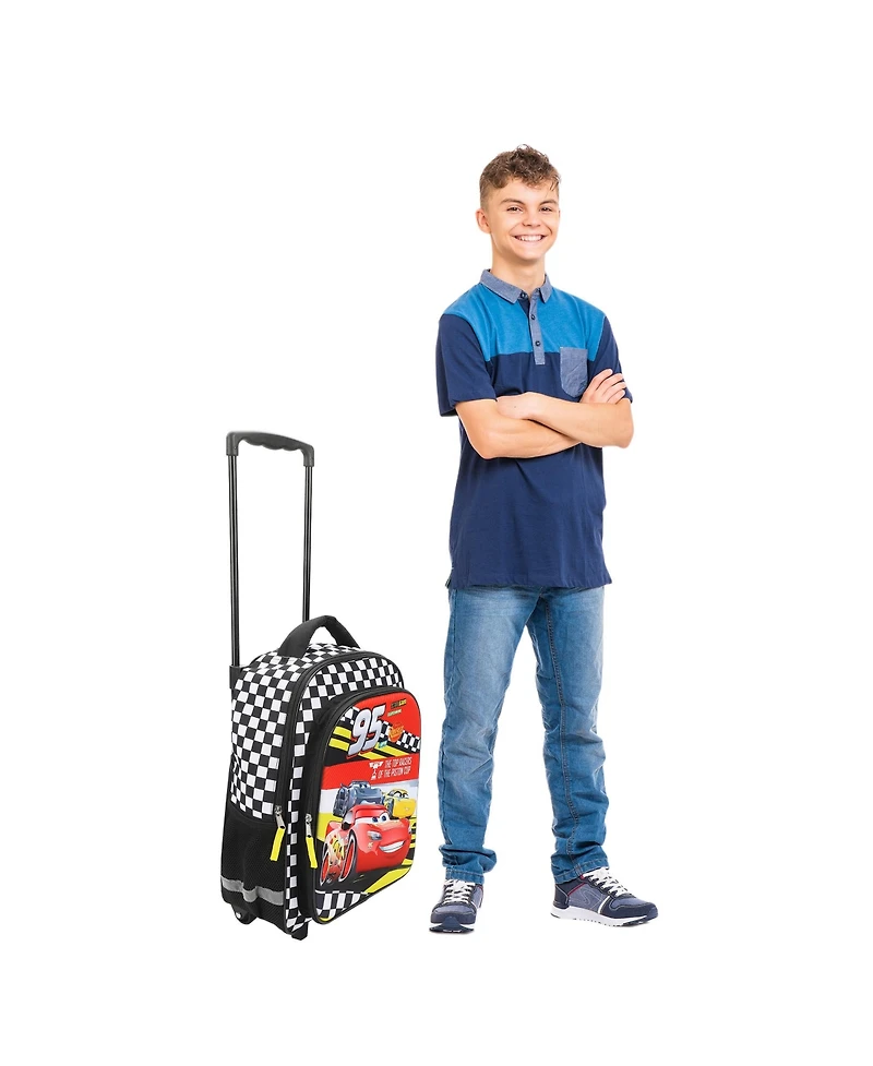 Cars Pixar Cars Lightning McQueen 95 16" Rolling Travel Backpack