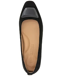 Gentle Souls Women's Hanette Square Toe Suede Flats