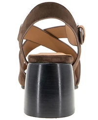 Gentle Souls Women's Mela Block Heel Dress Sandals