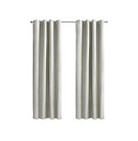 Thermaplus Alpine Blackout Premium Stylish and Functional Grommet Curtain Panel 52" x 108" White