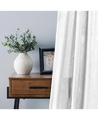 Ellis Curtain Portland Crushed Taffeta Rod Pocket Tailored Panel 48x84 X22