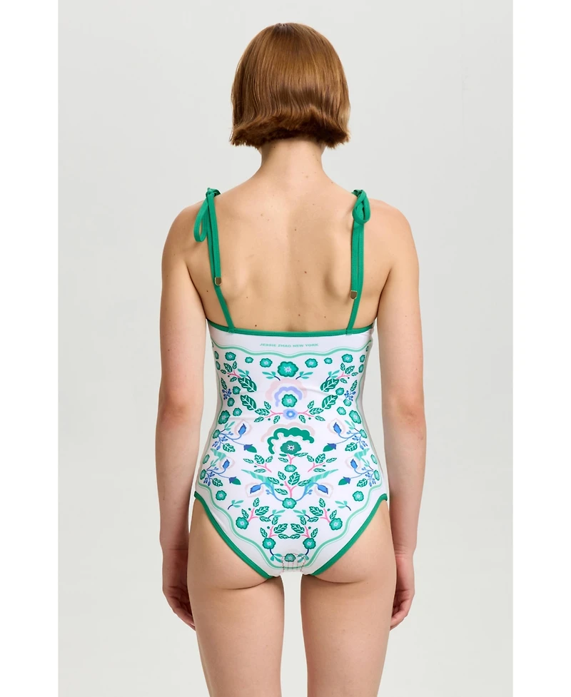 Jessie Zhao New York Women's Botanic Reversible One-Piece Swimsuit
