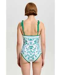 Jessie Zhao New York Women's Botanic Reversible One-Piece Swimsuit