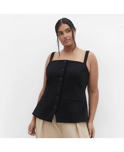 City Chic Women's Peyton Ponte Top