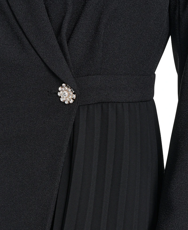 Vince Camuto Women's Collared Long-Sleeve Dress