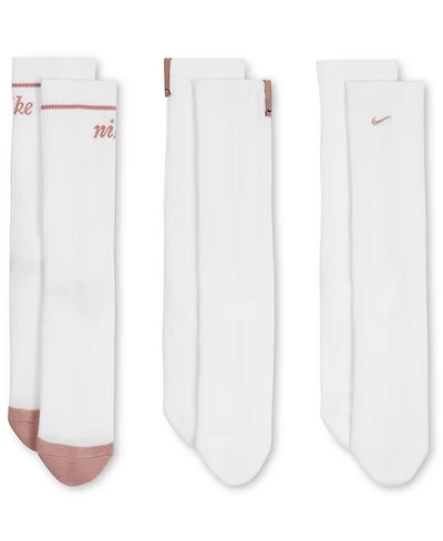 Nike Unisex 3-Pk. Everyday Plus Cushioned Crew Socks