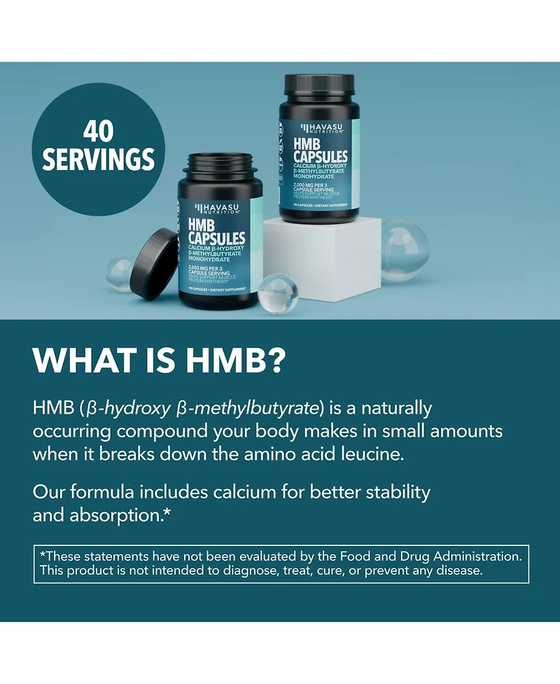 Hmb Capsules, 120ct