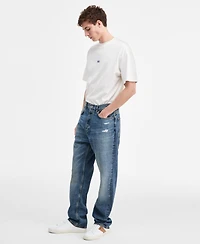 Hugo Boss Men's Nate Distressed Regular-Fit Jeans