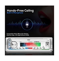 Marine Stereo Receiver Power Amplifier - Am/Fm/MP3/Usb/Aux/Sd, 30 Preset Stations with Lcd Display & Remote Control