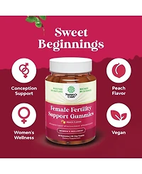 Fertility Gummies, Peach, 60ct