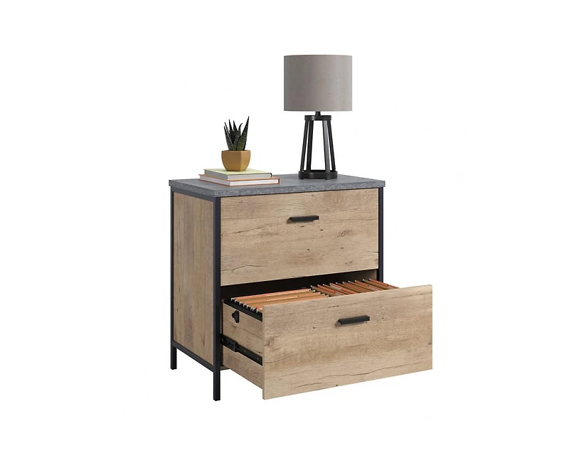 Storage File Cabinet with 2 Drawers