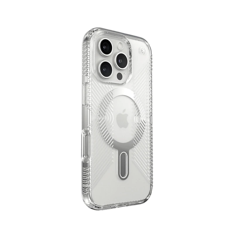 Speck Presidio Perfect Clear Grip Case with ClickLock for Apple iPhone 16 Pro