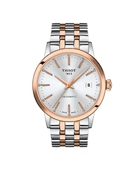 Tissot Men's Swiss Automatic Classic Dream Two-Tone Stainless Steel Bracelet Watch 42mm