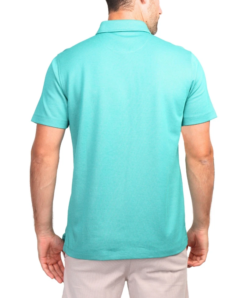 Tailorbyrd Men's Solid Modal Polo