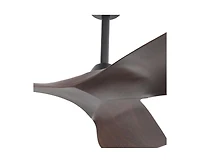 52-inch Lightweight Modern Black 3-Blade Ceiling Fans with Remote Control Function