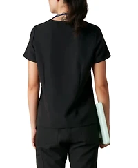 Members Only Women's Bari 1-Pocket Scrub Top