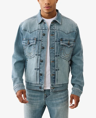 True Religion Men's Oversized Denim Jacket
