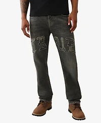 True Religion Men's Ricky Straight Flap Pocket Jeans