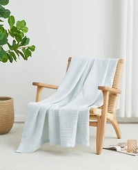 Linery & Co. Waffle Weave Textured Cotton Blanket