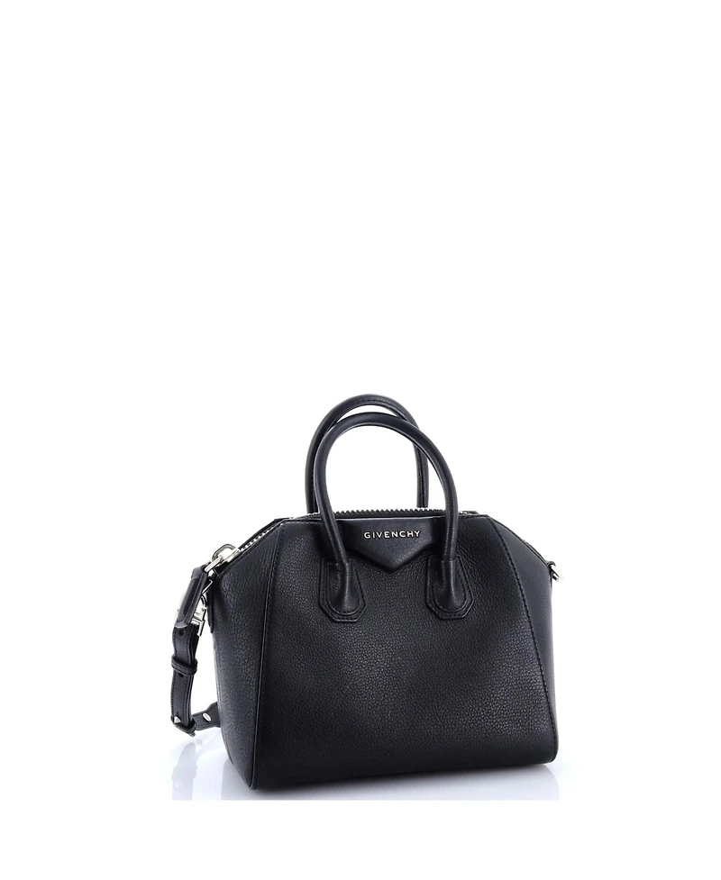 Pre-Owned Givenchy Mini Antigona Bag Leather