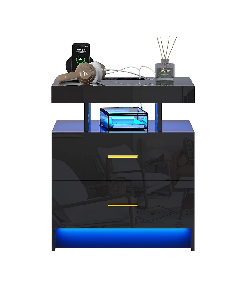 Vlsrka Rgb Led Night Stand