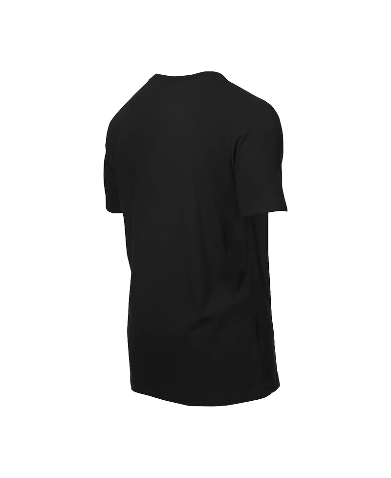 New Era Men's Black Houston Astros Dia de los Muertos Washed Oversized T-Shirt