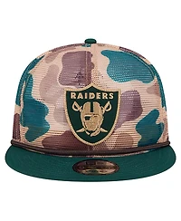 New Era Men's Camo Las Vegas Raiders Duck Camo 9FIFTY Snapback Hat