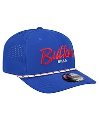 New Era Men's Royal Buffalo Bills Script 9SEVENTY Adjustable Hat