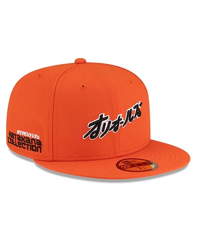 New Era x Hyperfly Men's Orange Baltimore Orioles 59FIFTY Fitted Hat