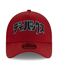 New Era x Hyperfly Men's Red Arizona Diamondbacks A-Frame 9FORTY Adjustable Hat