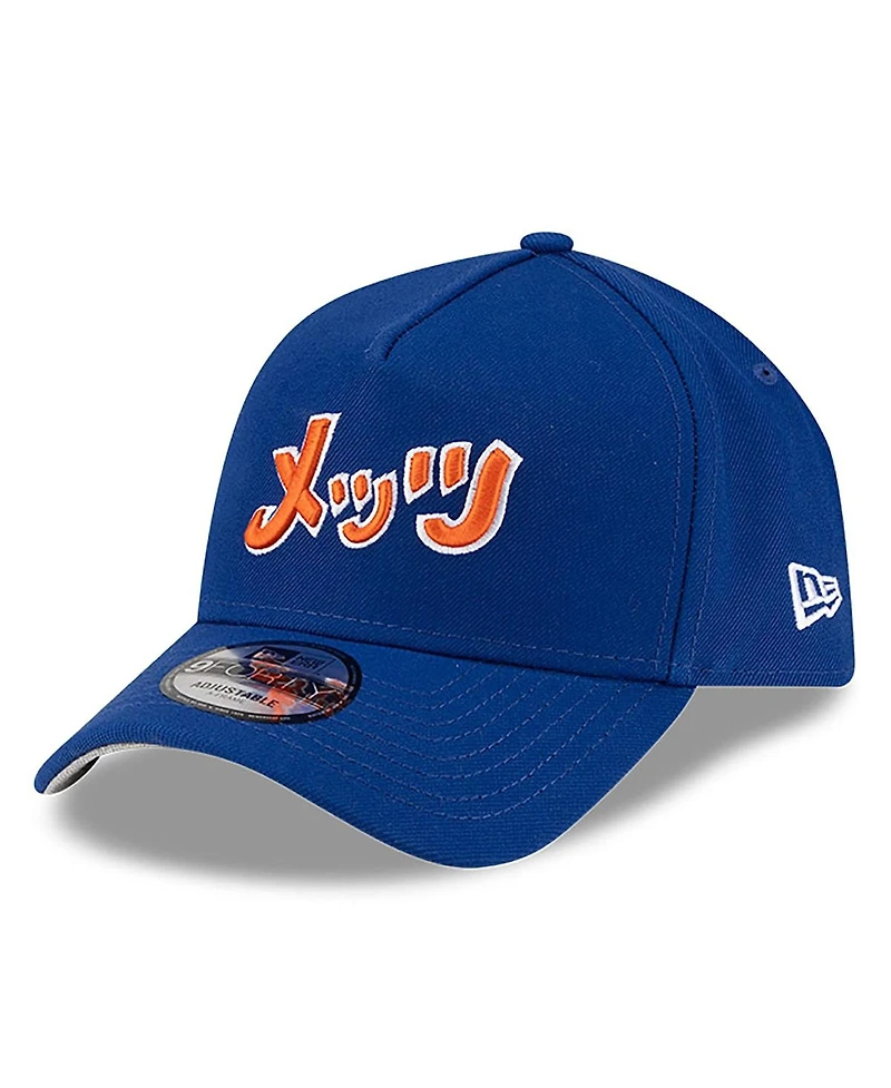 New Era x Hyperfly Men's Royal New York Mets A-Frame 9FORTY Adjustable Hat
