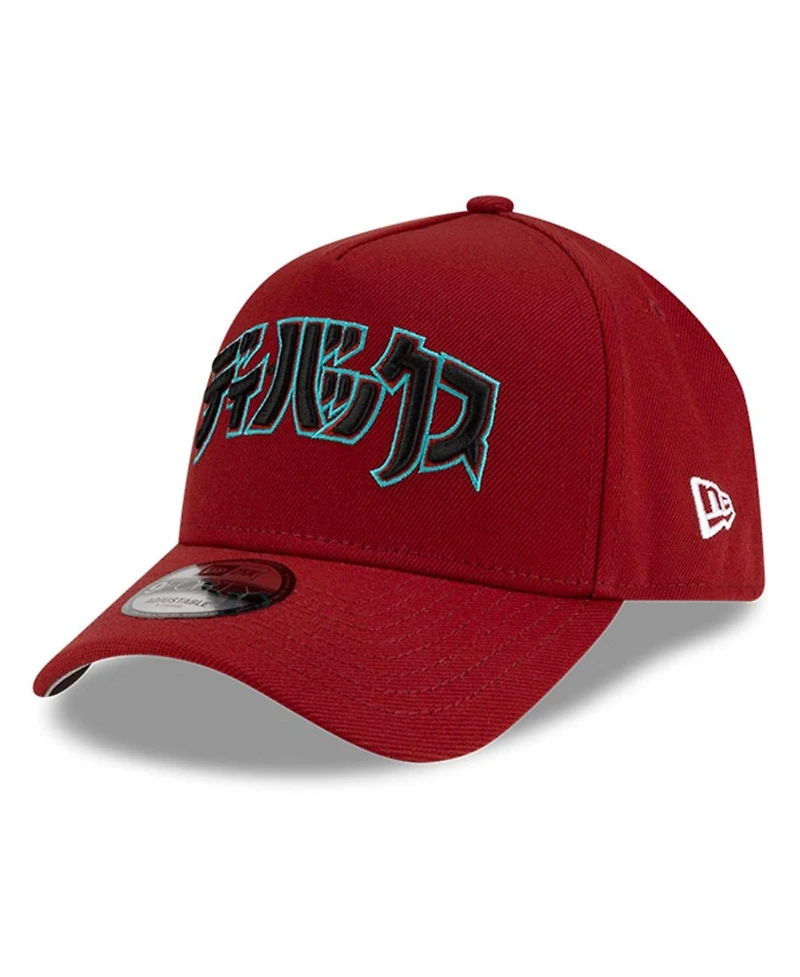 New Era x Hyperfly Men's Red Arizona Diamondbacks A-Frame 9FORTY Adjustable Hat