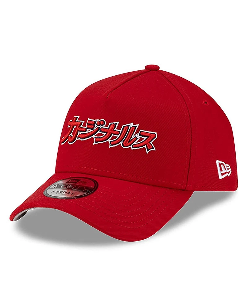 New Era x Hyperfly Men's Red St. Louis Cardinals A-Frame 9FORTY Adjustable Hat