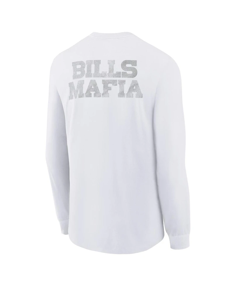 Nike Big Boys and Girls White Buffalo Bills 2025 Rivalries Collection Long Sleeve T-Shirt